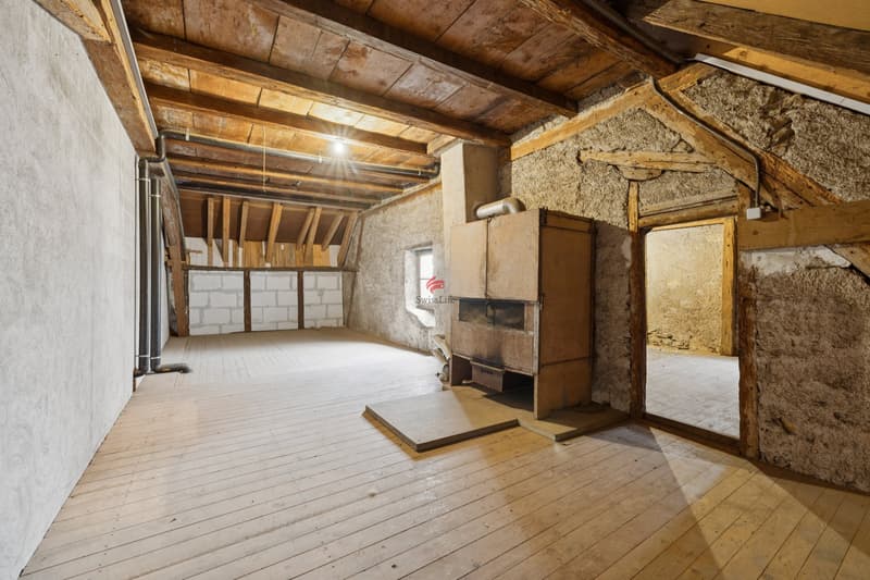 Grosser, ausbaubarer Estrichraum