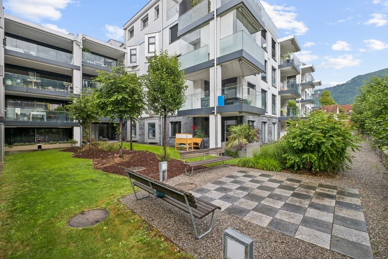 Modern living in a garden apartment (10)