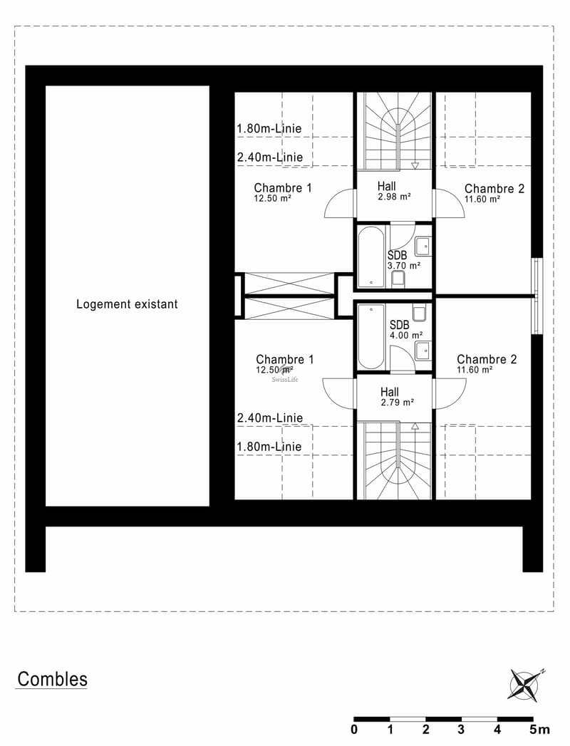 Plan des combles / Plan des combles