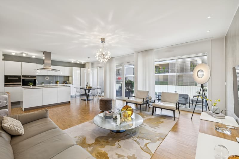 Magnificent 5-room bright apartment in a Minergie PPE in the heart of Vergers (2)