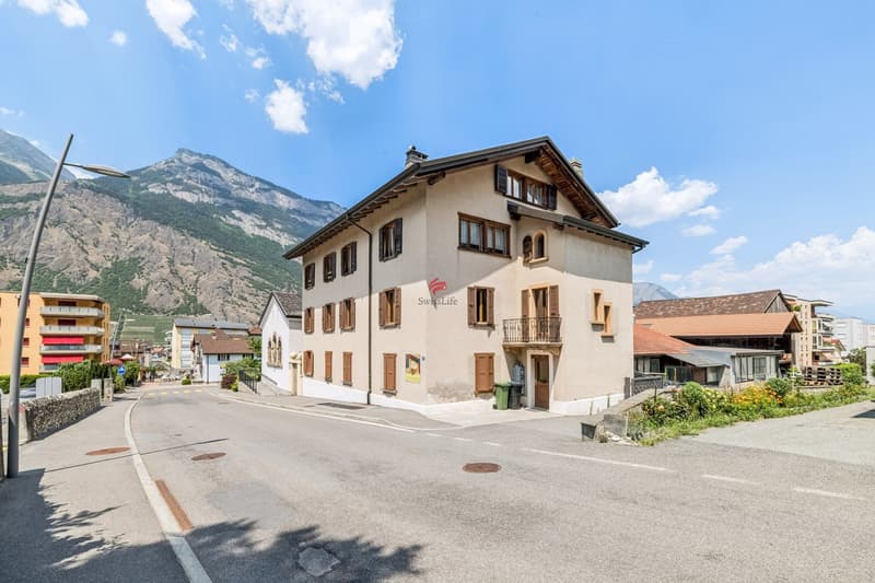 Appartamento di 4,5 locali con soppalco e soffitta - Villaggio di Saxon (1)
