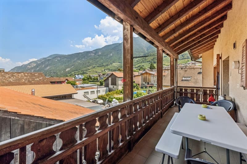 Appartamento di 4,5 locali con soppalco e soffitta - Villaggio di Saxon (6)