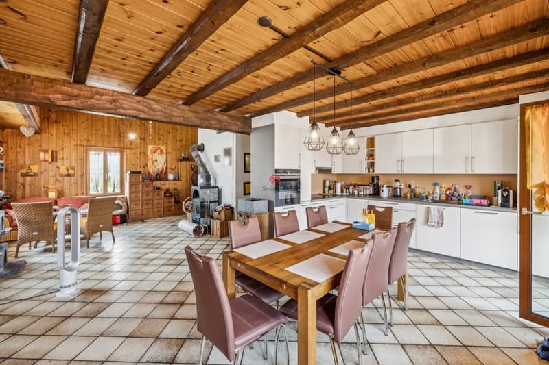 Appartamento di 4,5 locali con soppalco e soffitta - Villaggio di Saxon (7)