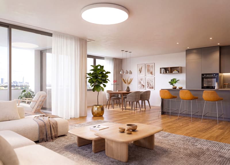 Living space in a new building (4)