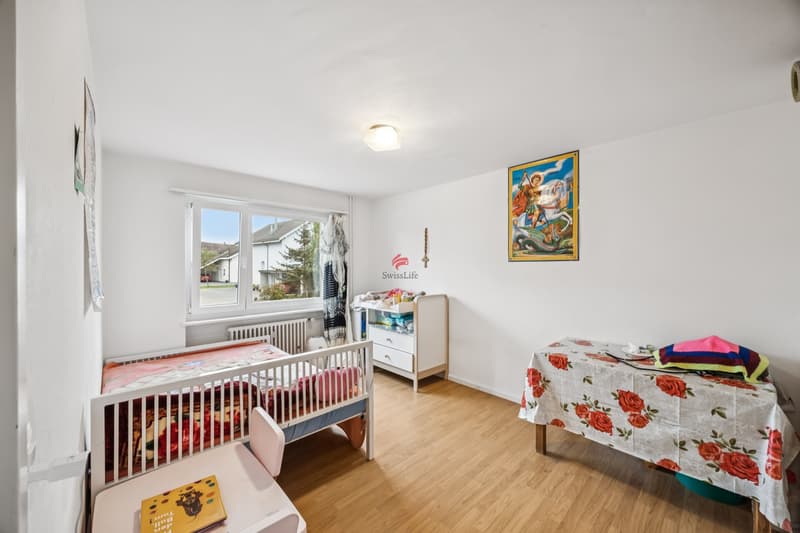 Schlafzimmer der 3-Zimmer-Wohnung