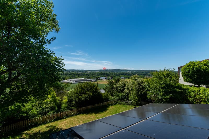 Aussicht vom Balkon des Schlafzimmers im OG