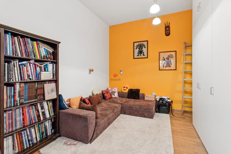 / Bibliothèque, salon, dressing