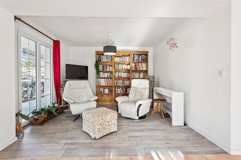 / Salon bibliothèque