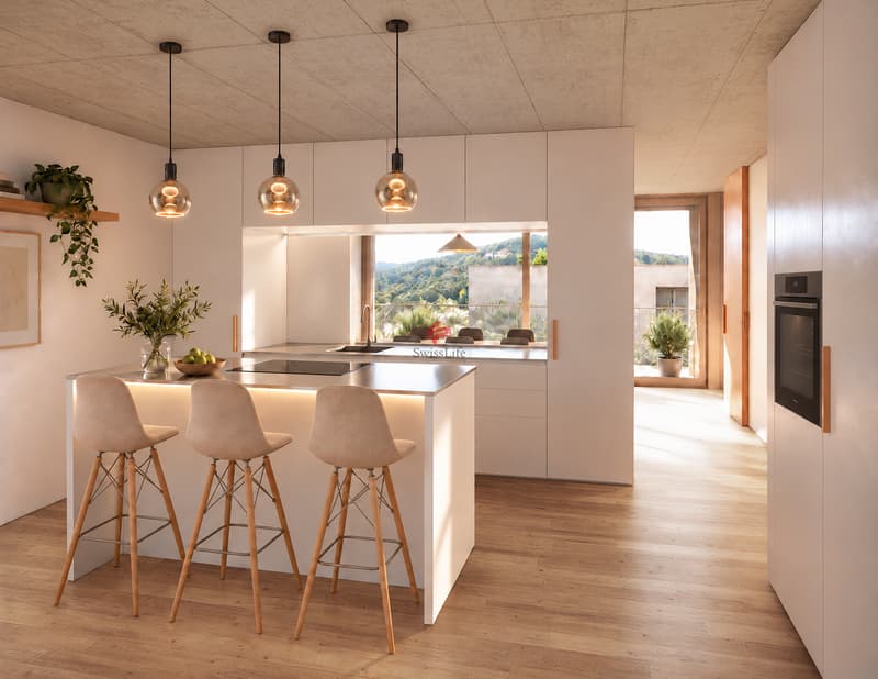 Küche Haus E, F