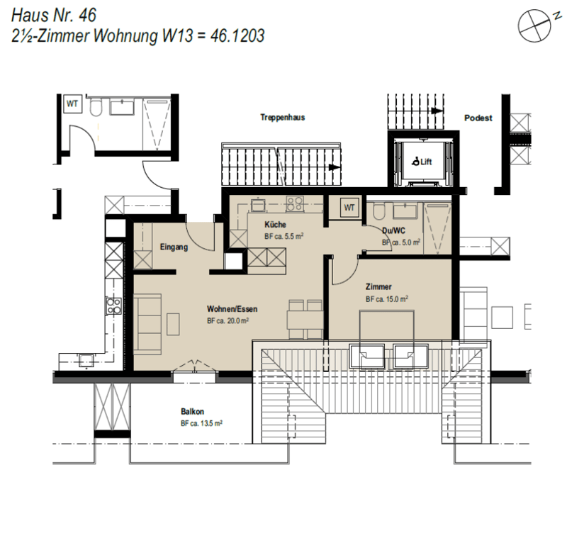 Schöne 2.5-Zimmerwohnung im 2. OG! (6)