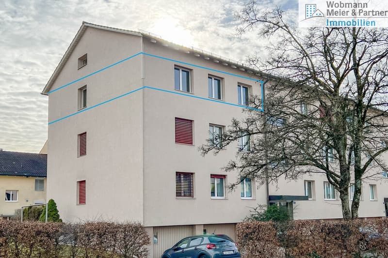mit Aussicht aufs Quartier