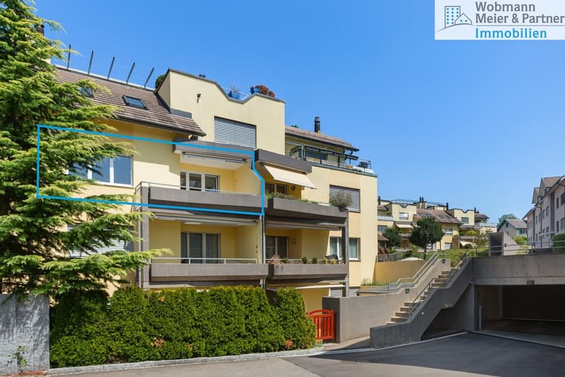 Wohnung im 2. OG mit gedecktem Balkon nach Süd-Westen