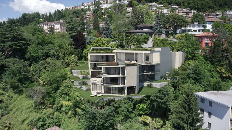 APPARTAMENTO DI ALTO STANDING CON GIARDINO E MAGNIFICA VISTA SUL LAGO DI LUGANO (3)