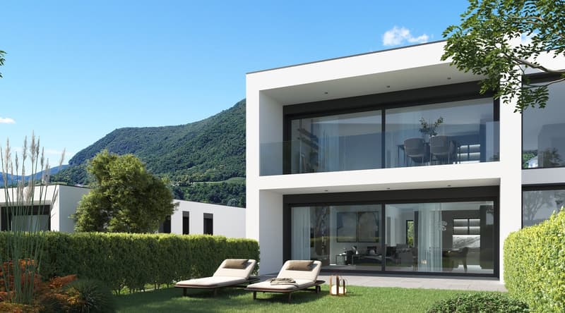 ELENGANTE E NUOVO APPARTAMENTO DI 4.5 LOCALI CON GIARDINO (4)