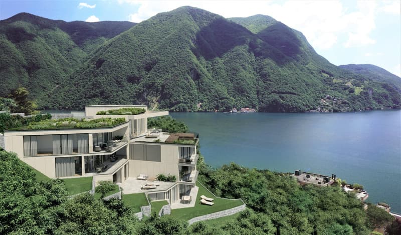 LUXURY APARTMENT WITH GARDEN AND MAGNIFICENT VIEWS OF LAKE LUGANO (2)