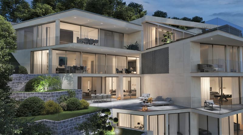 LUXURY APARTMENT WITH GARDEN AND MAGNIFICENT VIEWS OF LAKE LUGANO (1)
