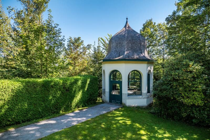 Der schmucke Gartenpavillon