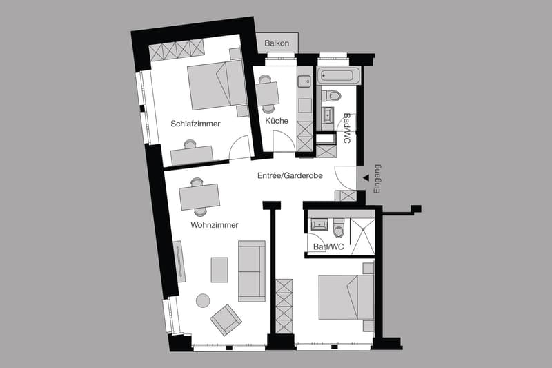 3-Room Family Apartment furnished in Zurich Seefeld (7)