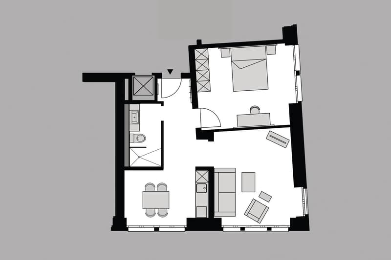 2-Zimmer Apartment möbiliert in Zürich Seefeld - Zürich See 5 Minuten (14)