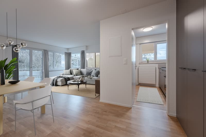 Modern renovation (2022): Bright 4.5-room apartment in Wittenbach (1)