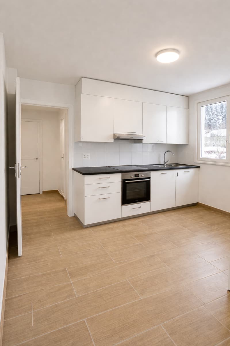 2,5 Zimmer helles Apartment in Fleurier – ideal für Studenten! (1)