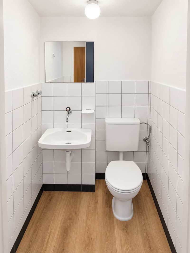 Spacieux appartement de 5 pièces avec balcon et belle vue à Fribourg (3)