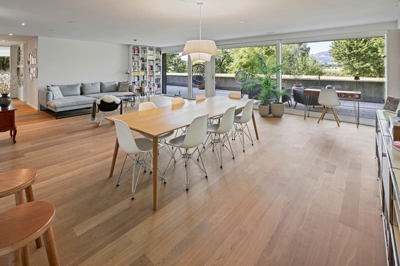 Spacious living with terrace and potential for an additional room (5)