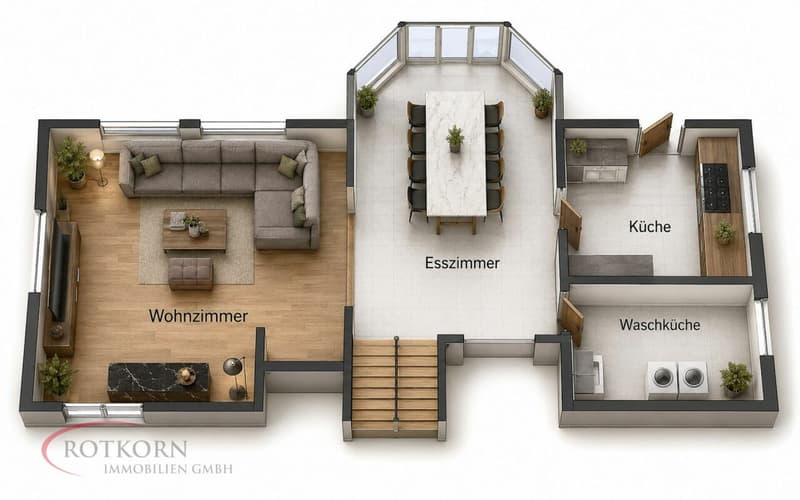 WOHNGESCHOSS (PLAN DIENT LEDIGLICH DER VERANSCHAULICHUNG)