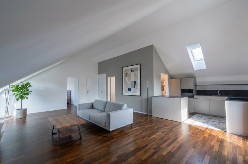 Helle und moderne Dachgeschosswohnung im Eigentumsstandard (1)