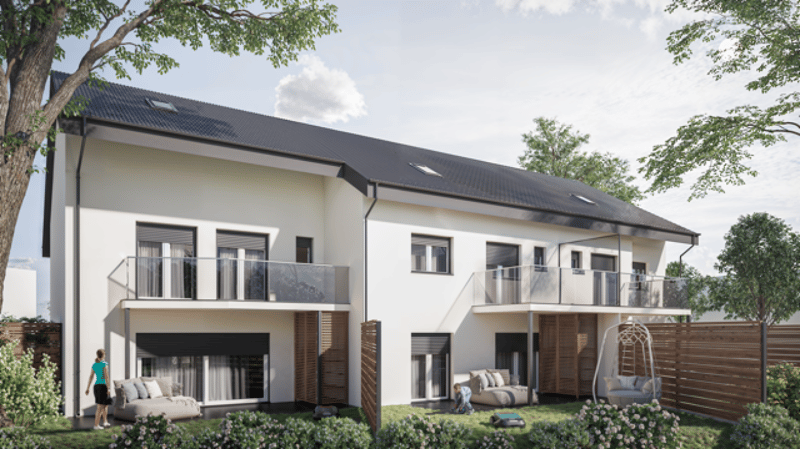 3-Reiheneinfamilienhäuser im Dorfkern (1)