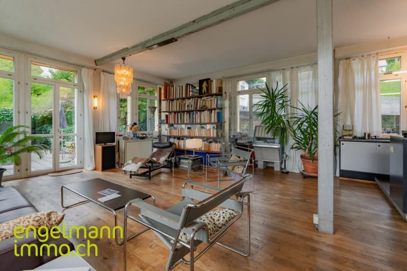 Ancienne usine rénovée en loft d'habitation (8)