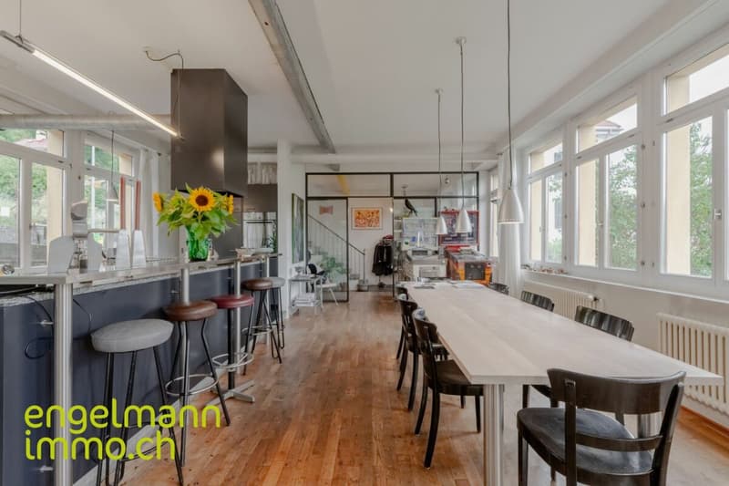 Ancienne usine rénovée en loft d'habitation (5)
