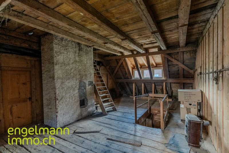 Ancienne ferme de 2 appartements et nombreux espaces annexes / Ehemaliges Bauernhaus mit 2 Wohnungen und diverse Nebenräume (10)