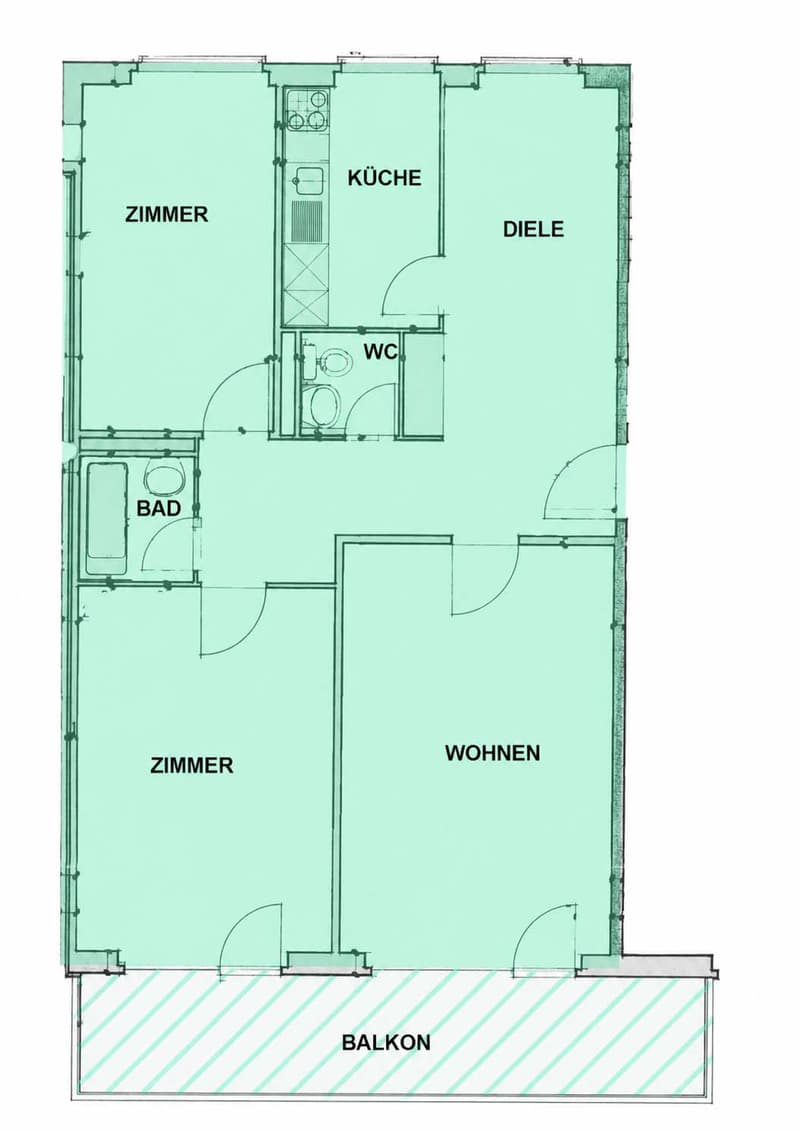 Affordable 3 ½-room apartment in Watt (11)