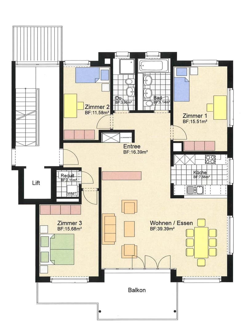 Einladende 4 ½-Zimmerwohnung in gepflegter Wohnsiedlung (11)