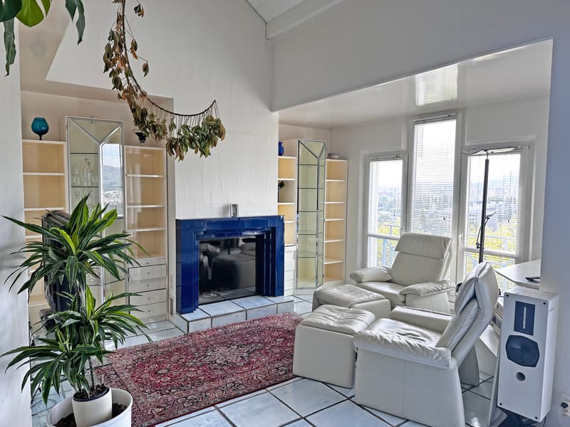 Exklusive Wohnung auf zwei Etagen mit Weitblick über Zürich (5)