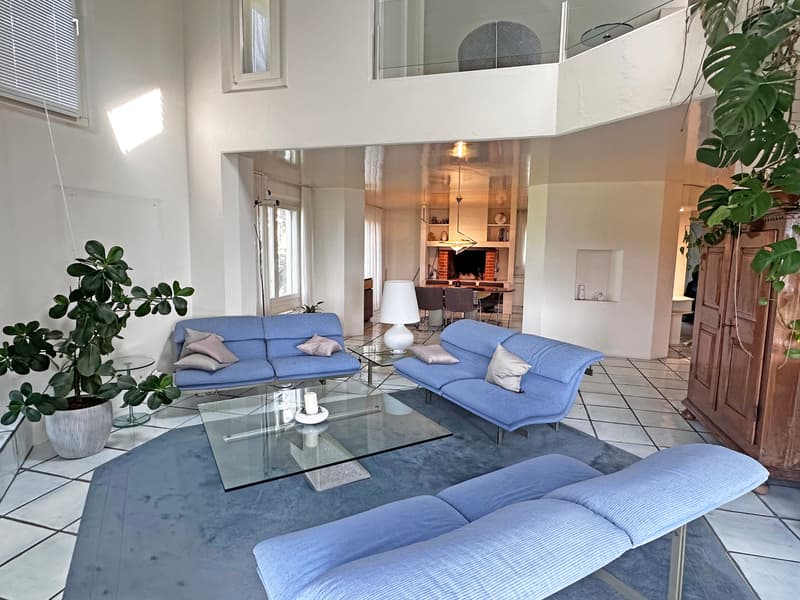 Exklusive Wohnung auf zwei Etagen mit Weitblick über Zürich (3)