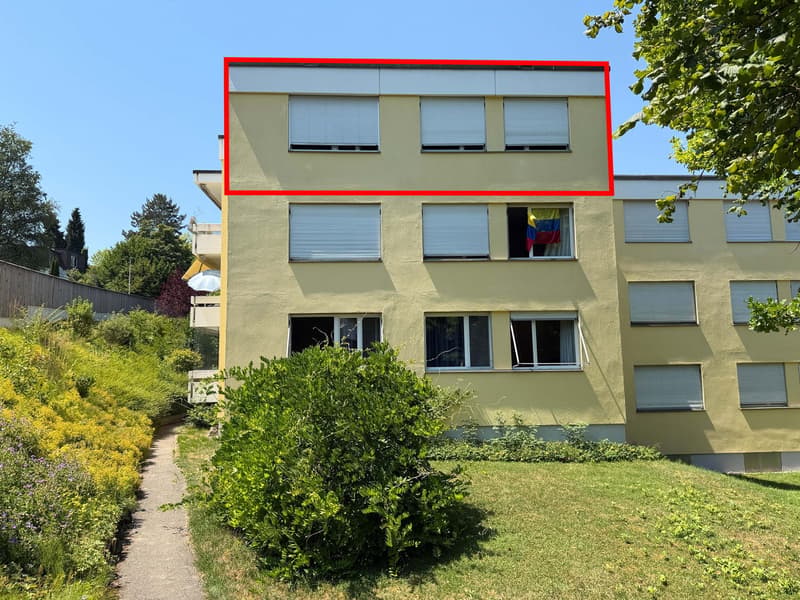 Helle Wohnung mit sonnigem Balkon und Cheminée (11)