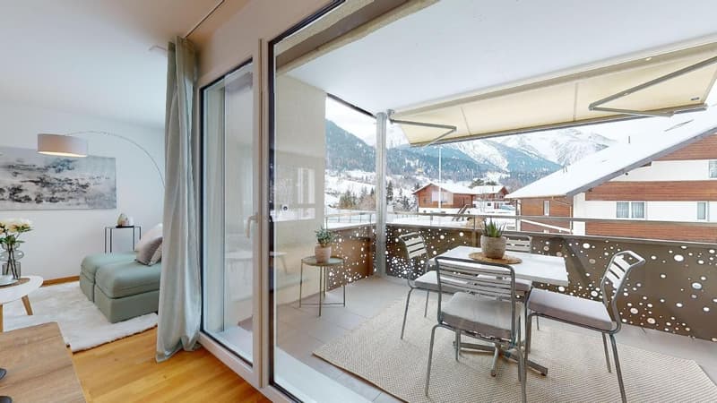 Moderne 4.5 Zimmerwohnung in Fiesch (3)