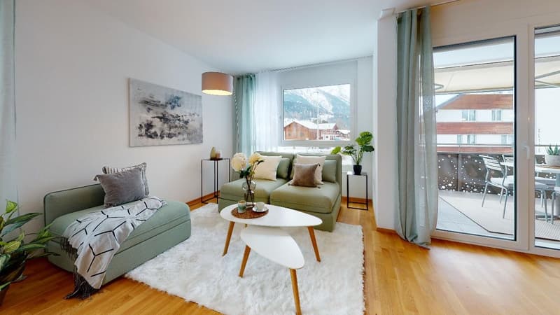 Moderne 4.5 Zimmerwohnung in Fiesch (5)