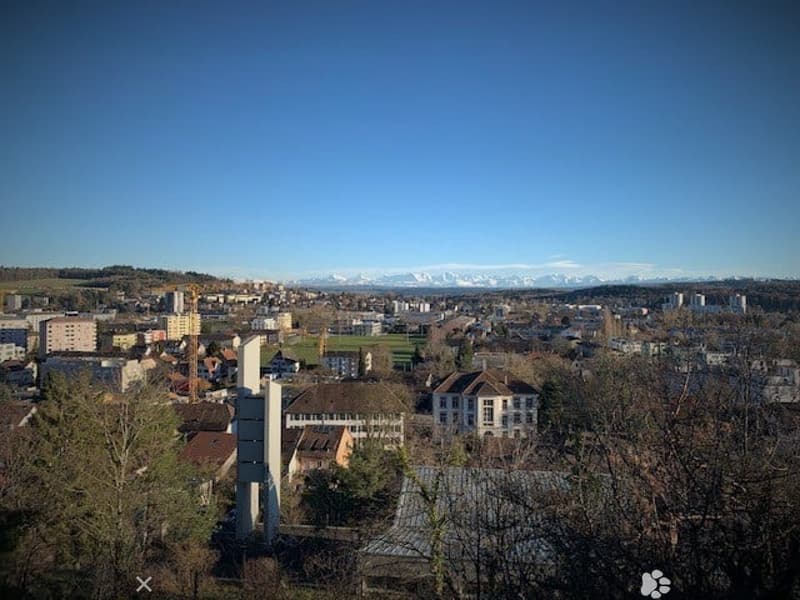 Charmante 2-Zimmer-Wohnung mit Balkon und Bergblick in Biel (2)
