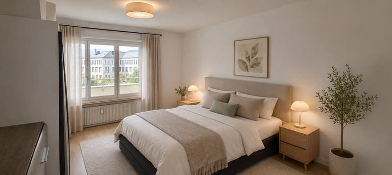 Grosszügige 2-Zimmerwohnung mit Balkon (5)