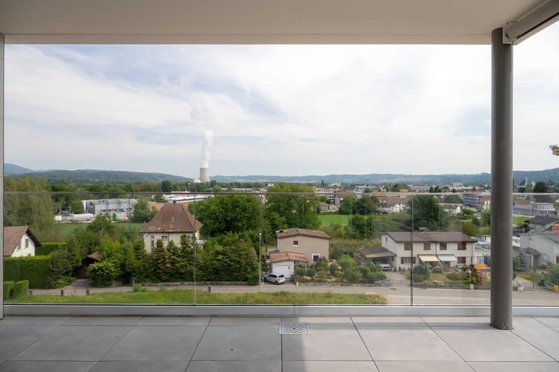 4.5 Zimmerwohnung mit Balkon und unverbaubarer Aussicht (2)