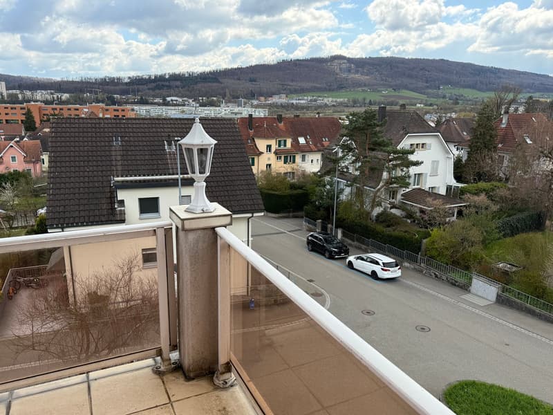 Aussicht auf den Born und in die Alpen