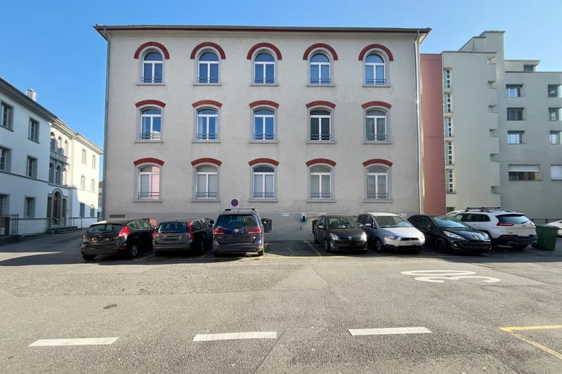 External parking space with shared electric charging station (2)