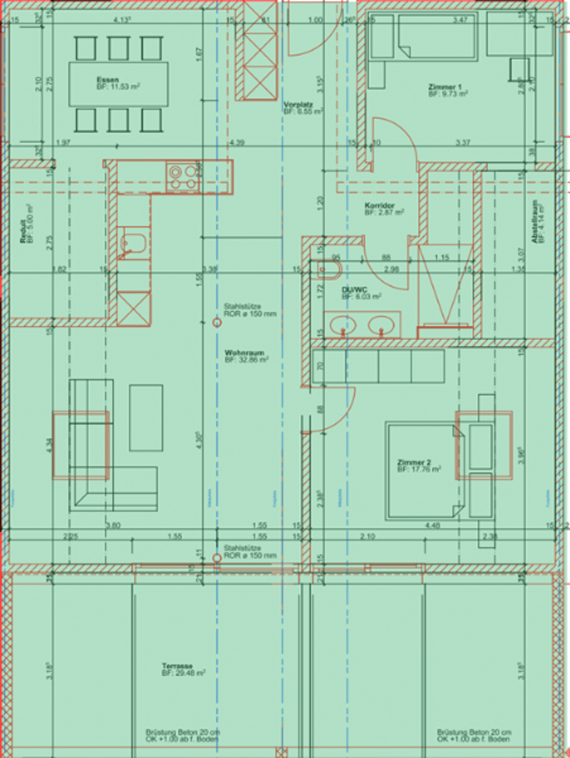 Appartement lumineux et spacieux de 3.5 pièces dans un excellent emplacement (6)