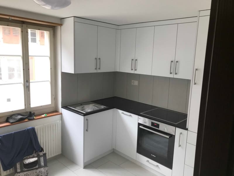 Küche mit Essplatz 1,5-Zimmer-Wohnung 1. OG