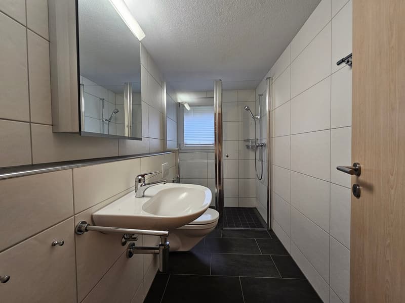 Bad UG mit Dusche, WC und Lavabo