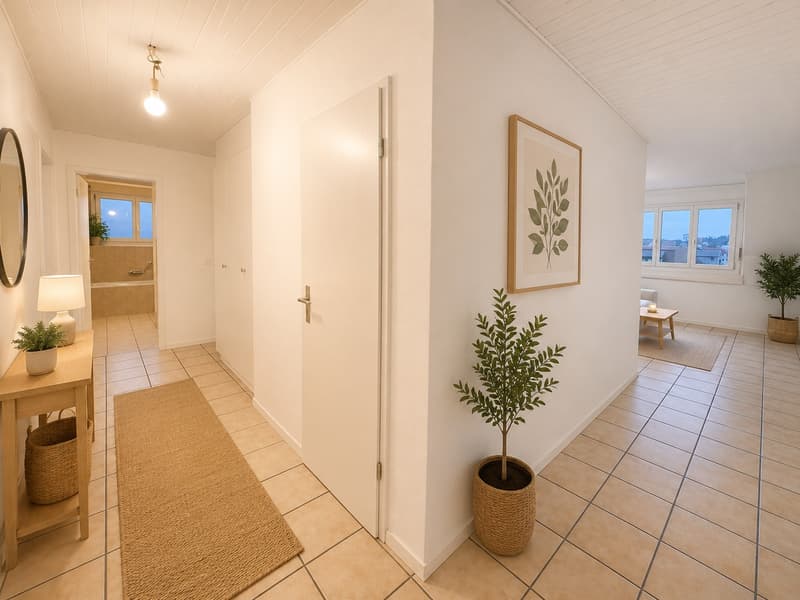 Bello appartamento spazioso di 4,5 locali al 2° piano di una casa di 6 famiglie ben curata (5)
