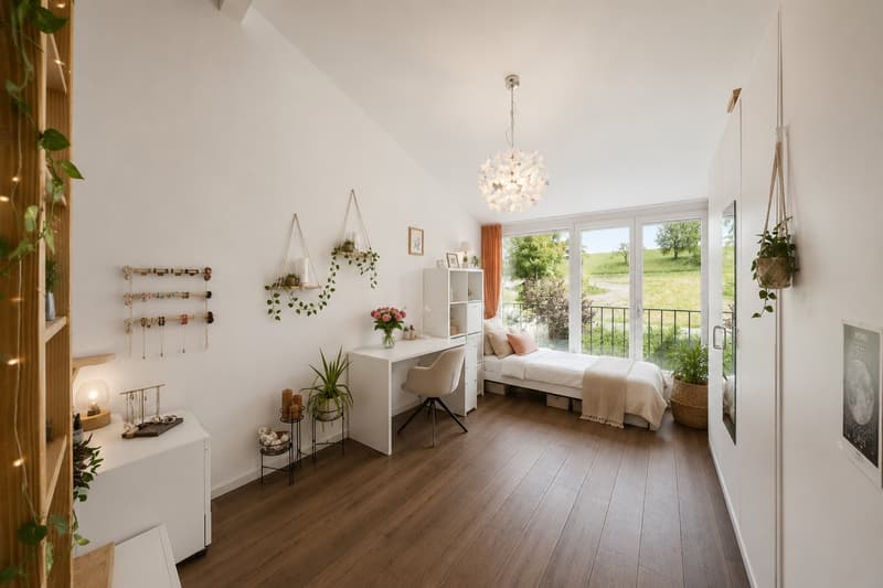Mediterranes Zweifamilienhaus mit Weitsicht und grossem Garten (9)